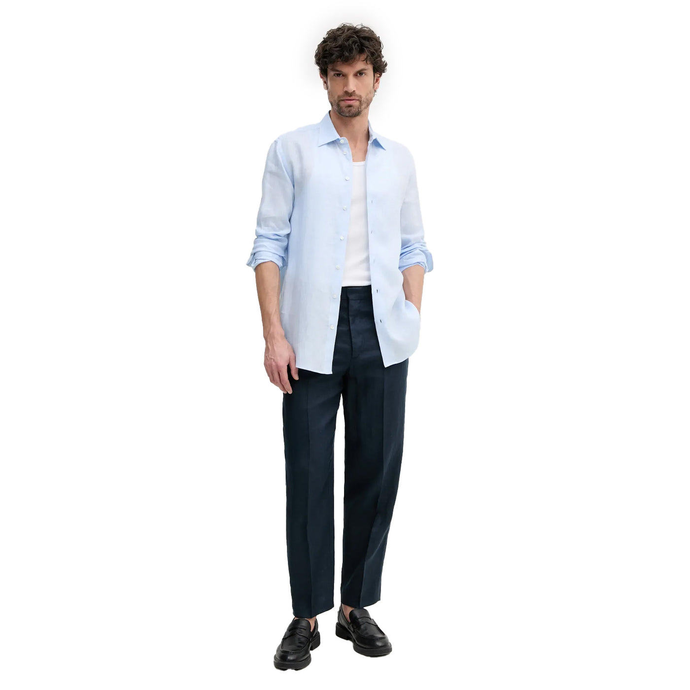 Regular-Fit Shirt In Linen