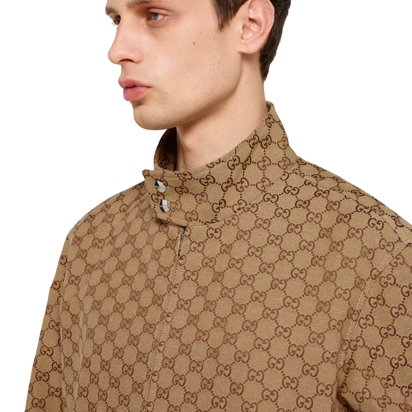 Gucci Gg Canvas Bomber Jacket