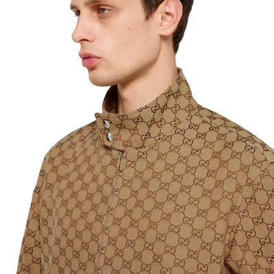 Gucci Gg Canvas Bomber Jacket