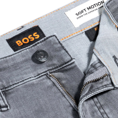 Maine Regular-Fit Jeans In Grey Soft-Motion Denim