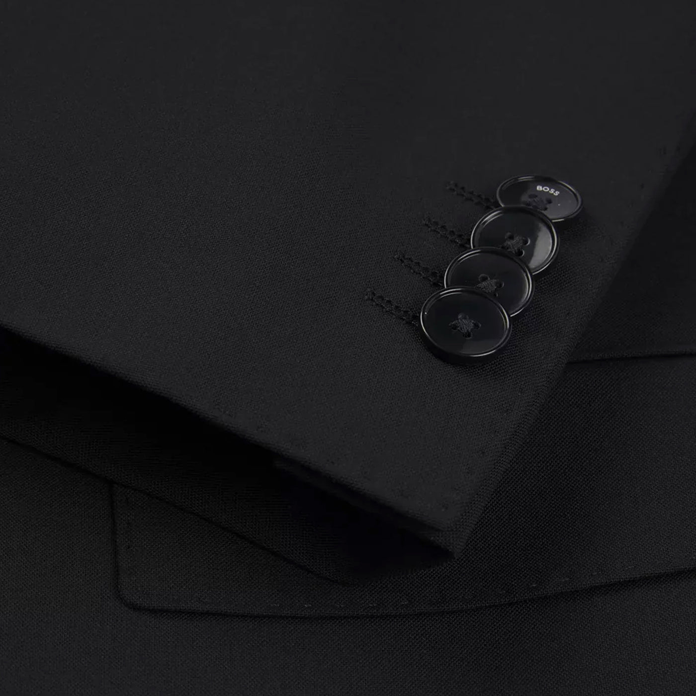 50493667 BLACK-001 BOSS MEN SUIT
