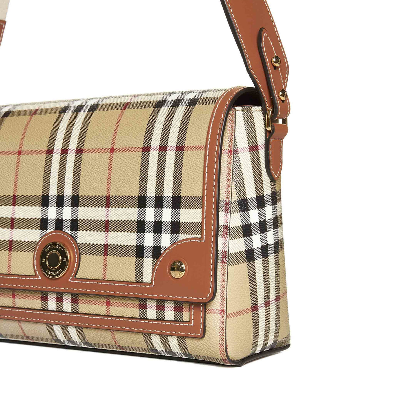 Burberry Embroidered Fabric Note Crossbody Bag