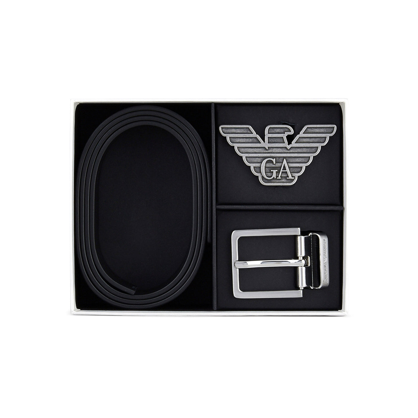 Two-Toned Reversible Leather Belt With One Side In Palmellato Leather