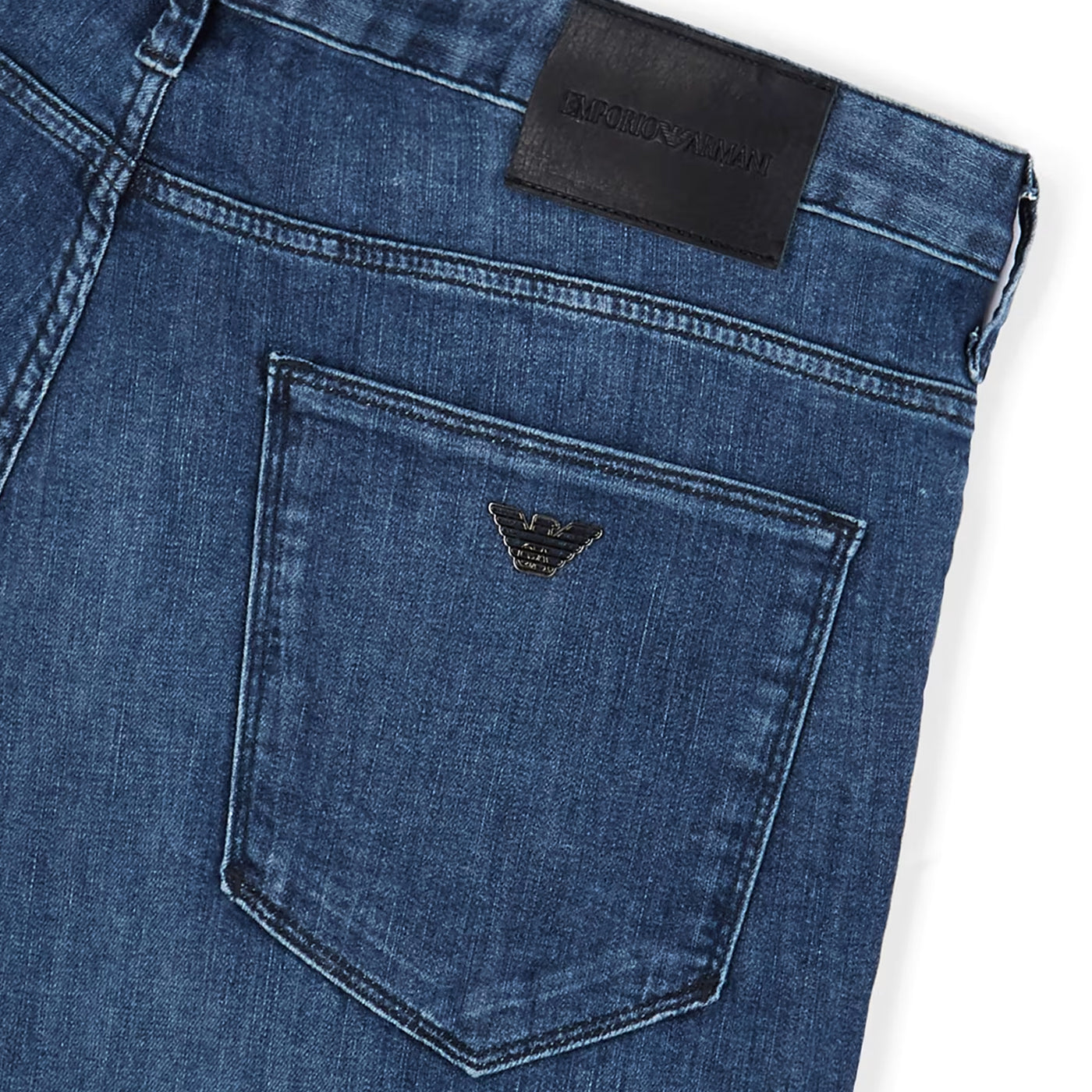 J06 Worn-Effect Wash, Slim-Fit, 8 Oz Denim Jeans