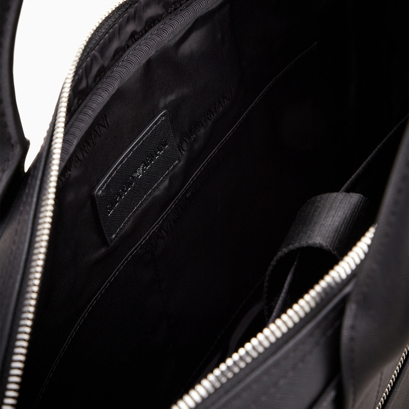 Asv Regenerated Saffiano Leather Business Bag With Eagle Plate