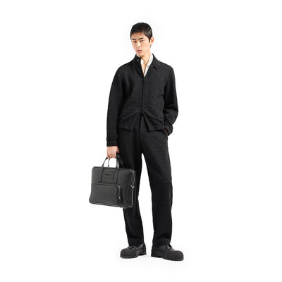 Business Bag In Tumbled Leather