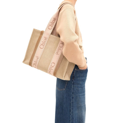 Woody Tote Bag In Linen