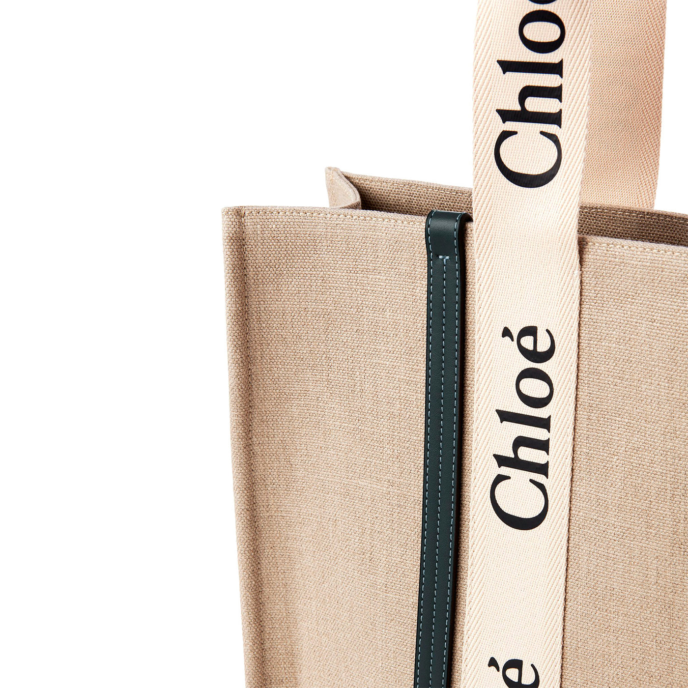 Large Woody Tote Bag In Linen