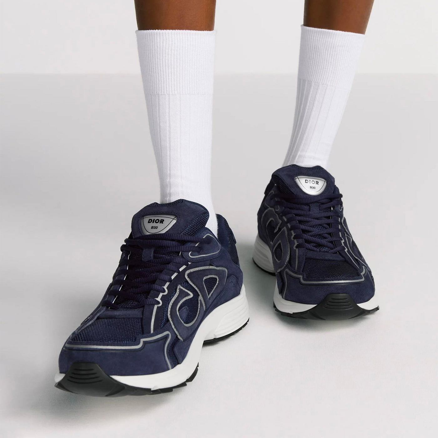 Dior B30 Navy Blue Suede