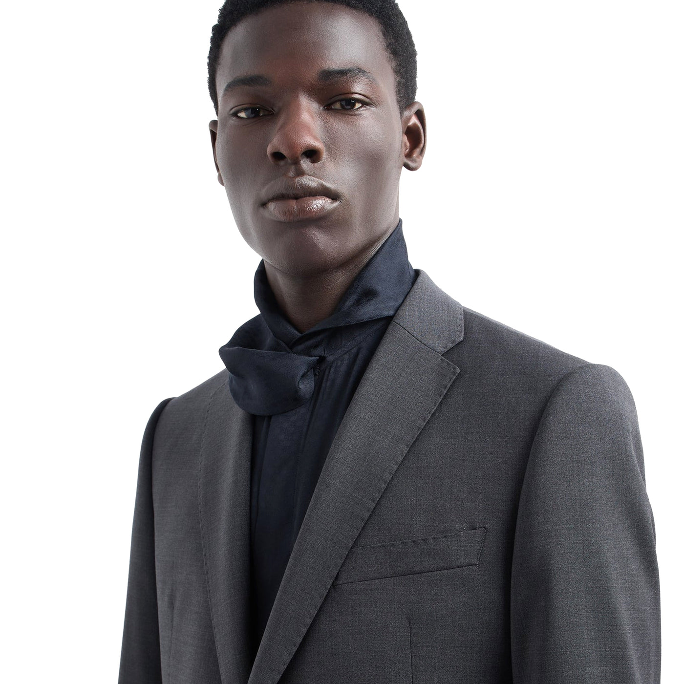 EM000478 TE10971 O8004 DARK GREY MELANGE ARMANI SUIT