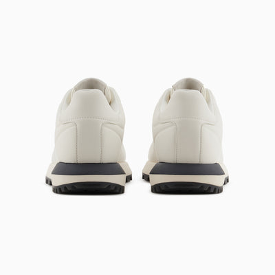 Leather Sneakers With Thermoformed Details