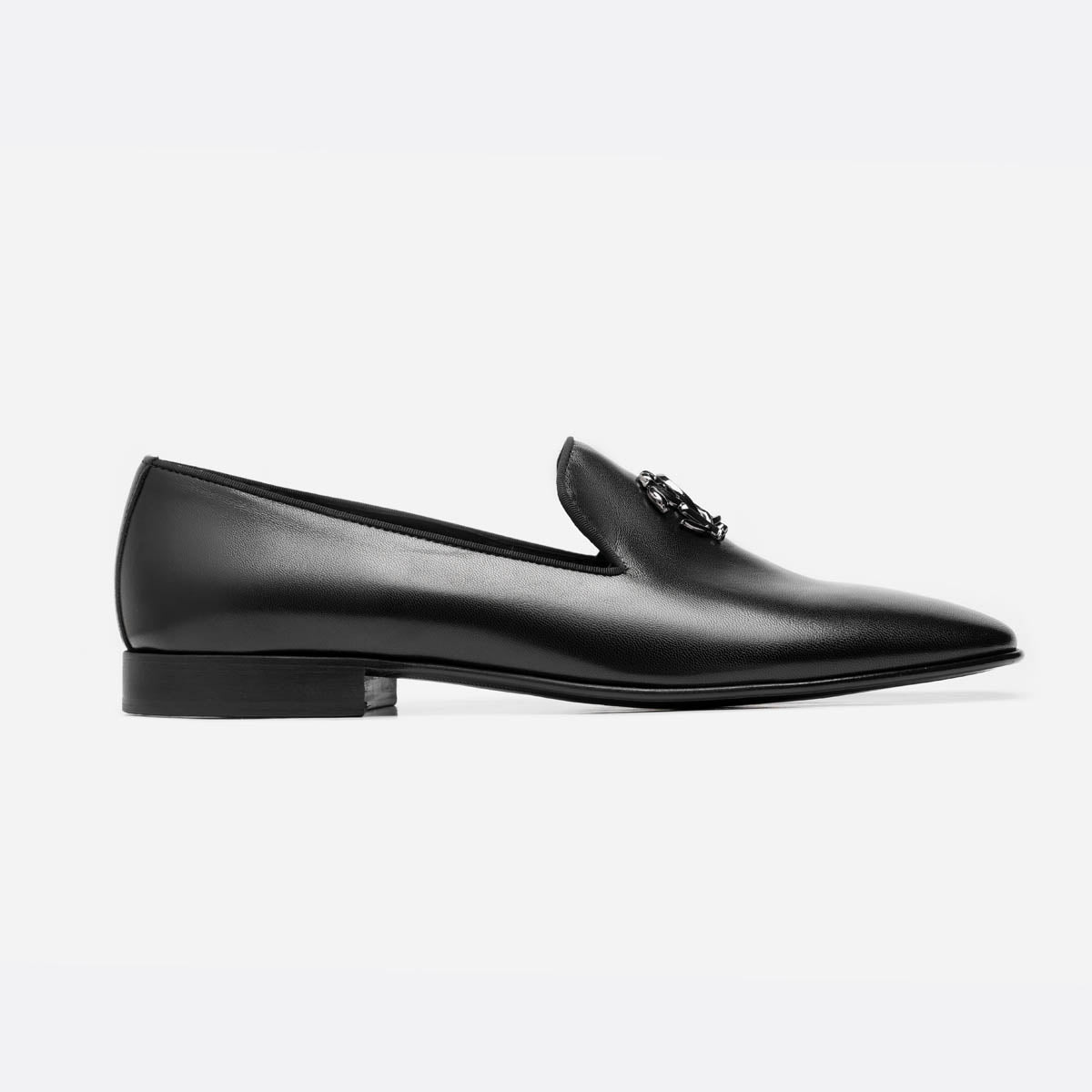 QRS023 PN003 09086 BLACK R.C MEN SHOES