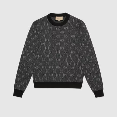 761549 XKDK 51230 GREY GUCCI MEN SWEATER