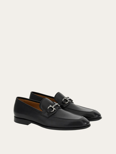 BLACK FERRAGAMO MEN SHOES