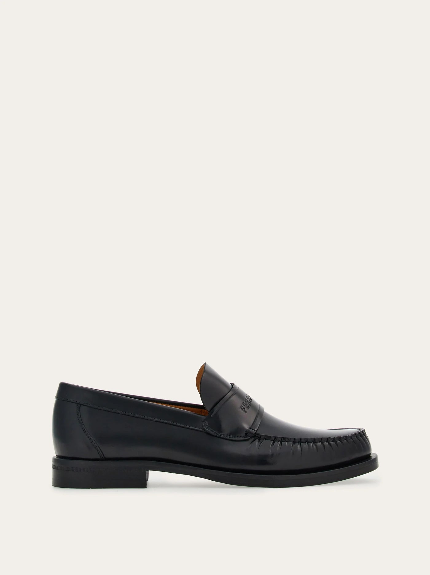 BLACK FERRAGAMO MEN SHOES