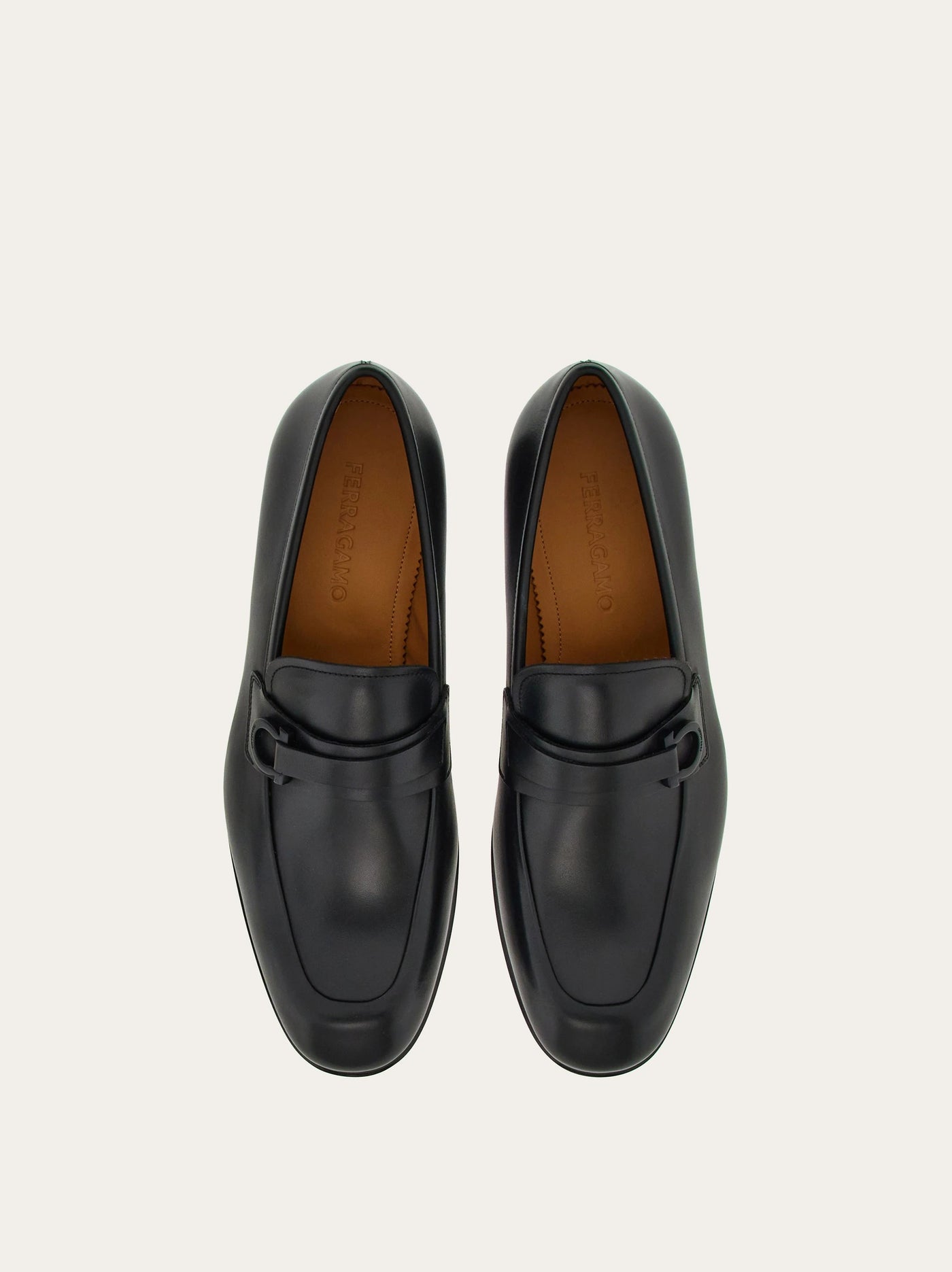 21688765785 BLACK FERRAGAMO MEN SHOES