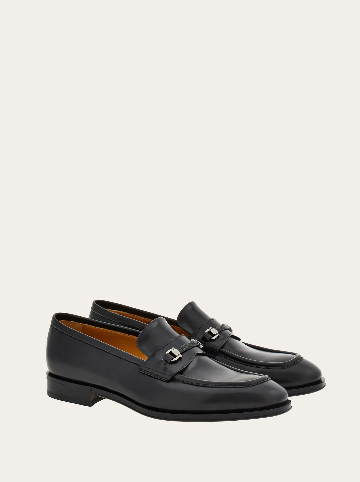 22248769194 BLACK FERRAGAMO MEN SHOES