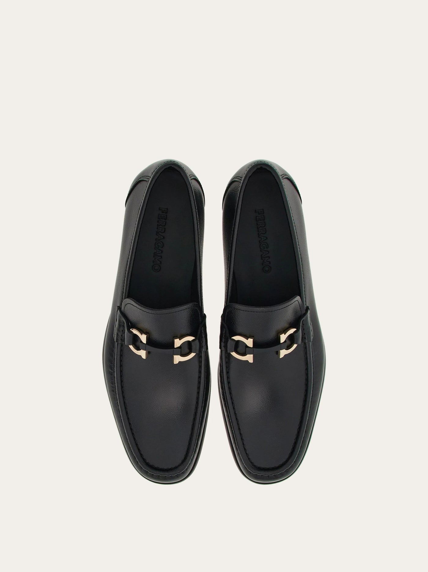 BLACK FERRAGAMO MEN SHOES