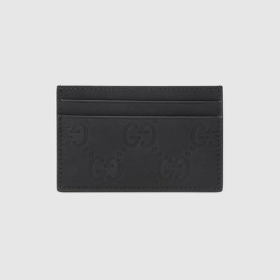 BLACK GUCCI MEN CARD HOLDER