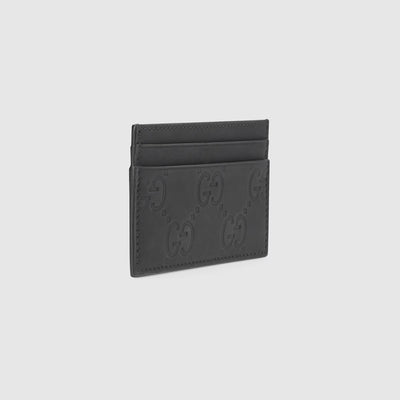 BLACK GUCCI MEN CARD HOLDER