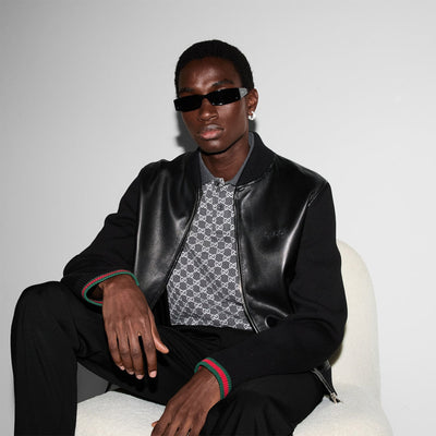 793181 XNA29 1060 Black GUCCI MEN JACKET