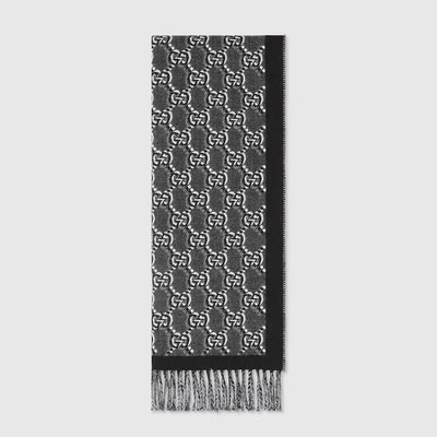 GREY GUCCI MEN SCARF