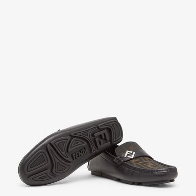 BLACK FENDI MEN SHOES