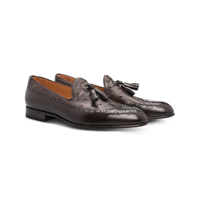 044083 DARK BROWN MOR.MEN SHOES