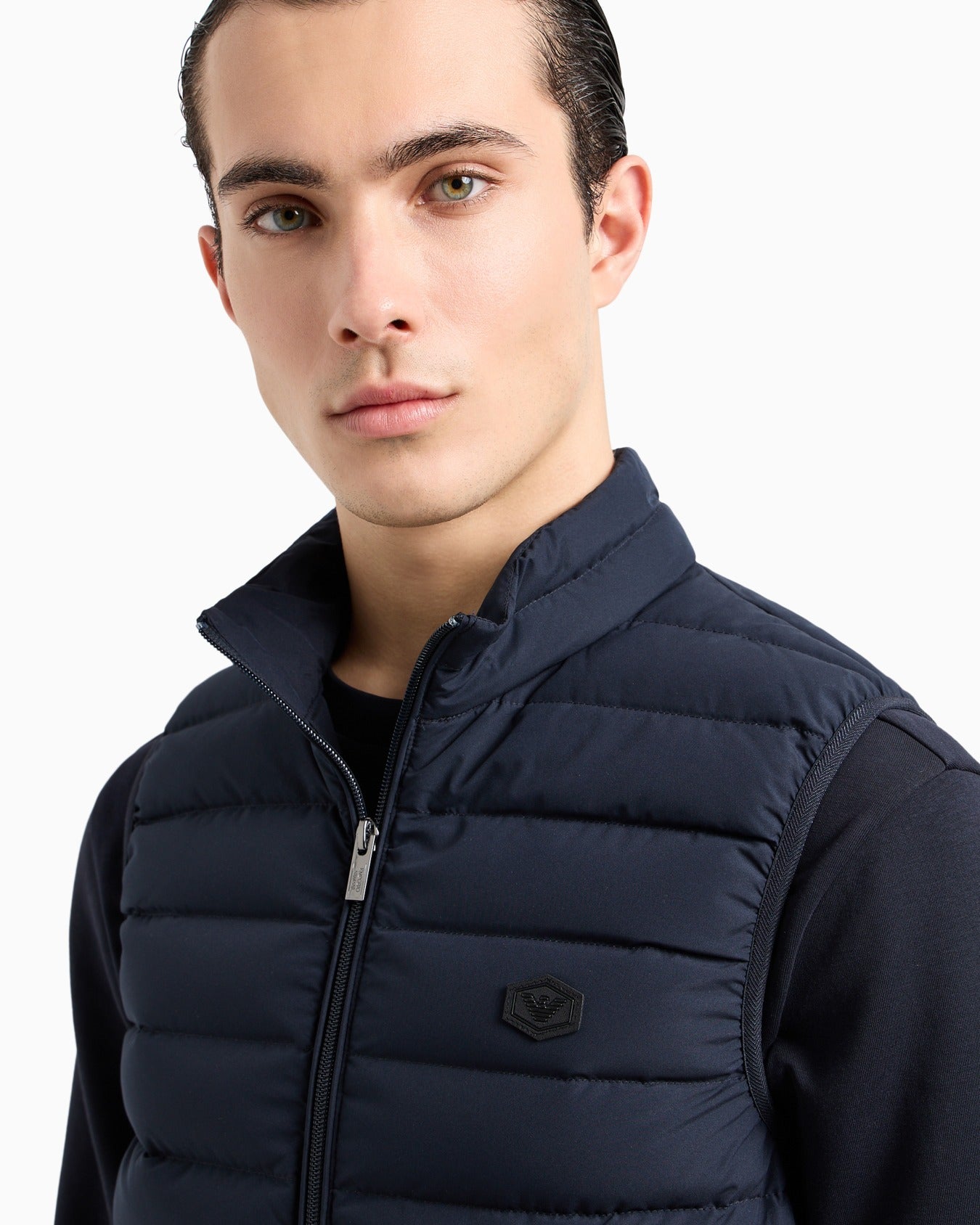 8N1BQ1 1NLRZ 0920 BLU NAVY ARMANI GILET