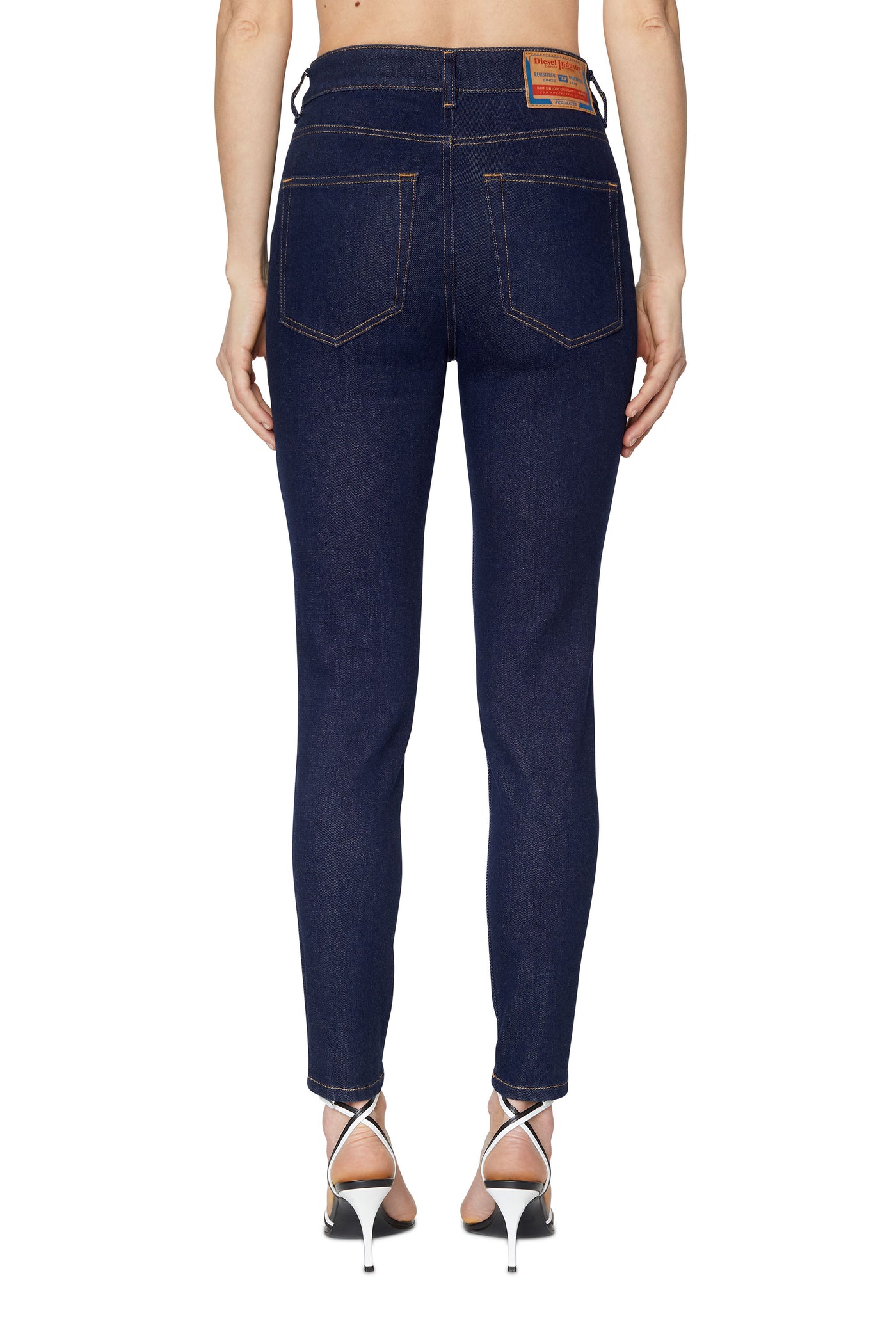 A03598-Z9C18-01 LADIES 1984 SLANDY-HIGH L.30 PANTALONI BLUE DIESEL JEANS