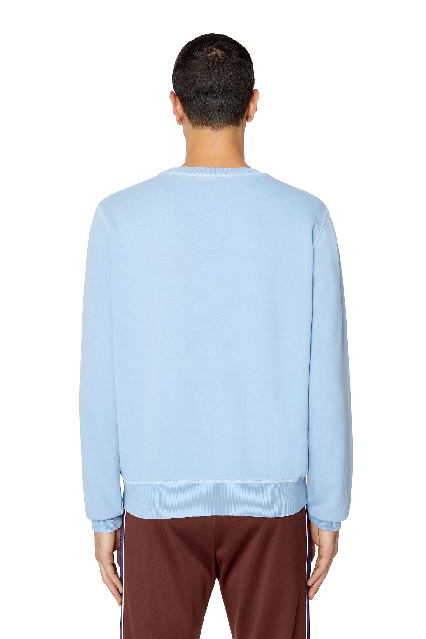 A03743-0AJIH-8DH MEN S-GINN-IND FELPA LIGHT BLUE DIESEL SWEATSHIRT