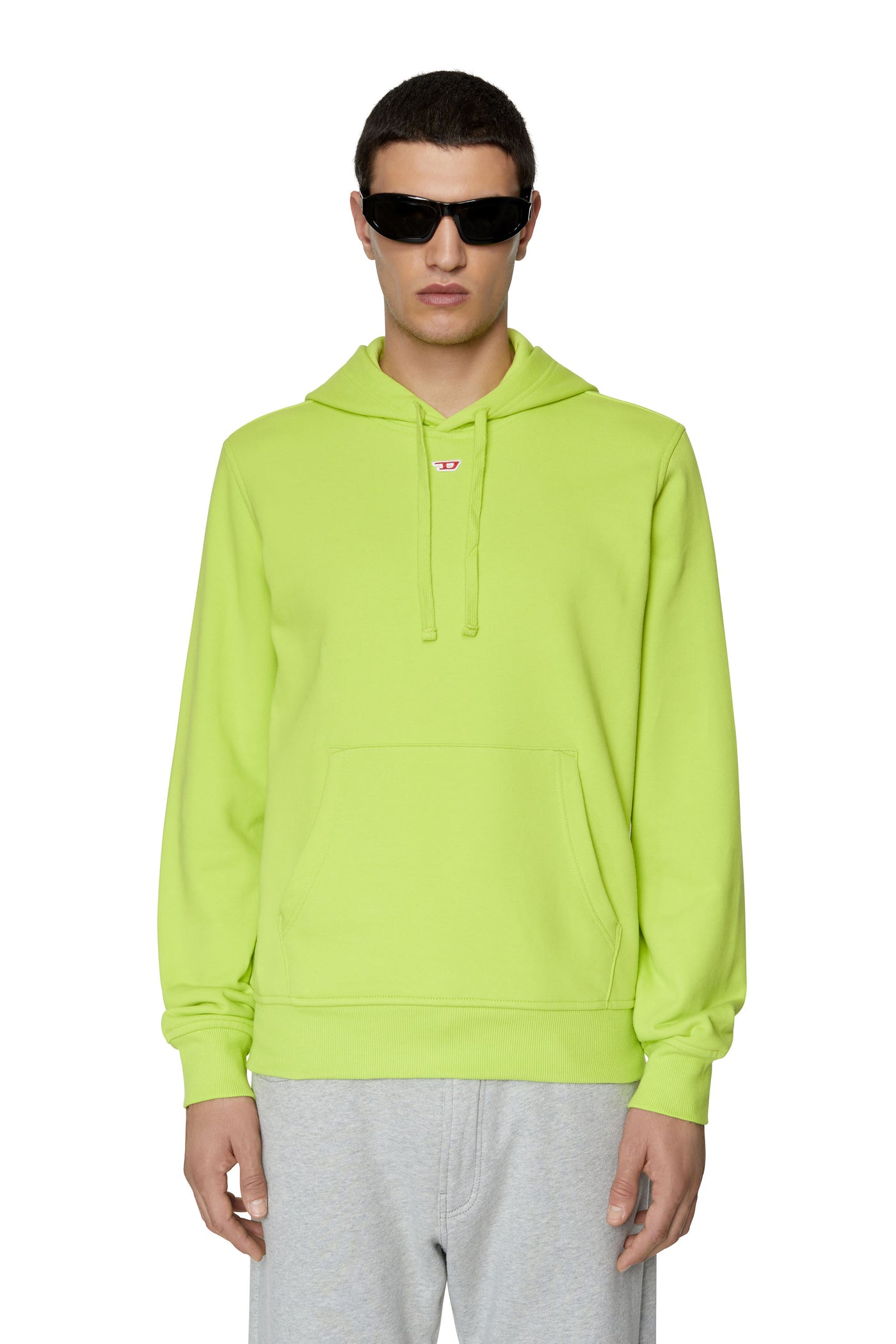 A04073-0BAWT-5IN UNISEX S-GINN-D FELPA LIGHT GREEN DIESEL HOOD