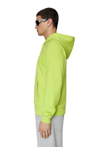 A04073-0BAWT-5IN UNISEX S-GINN-D FELPA LIGHT GREEN DIESEL HOOD