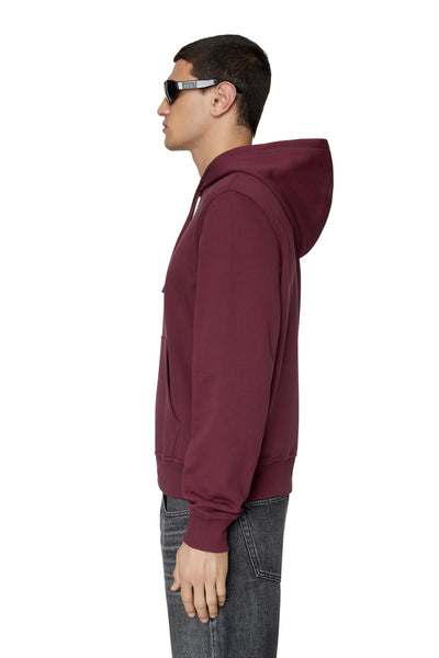 A04073-0BAWT-61W UNISEX S-GINN-D FELPA BURGUNDY DIESEL HOOD