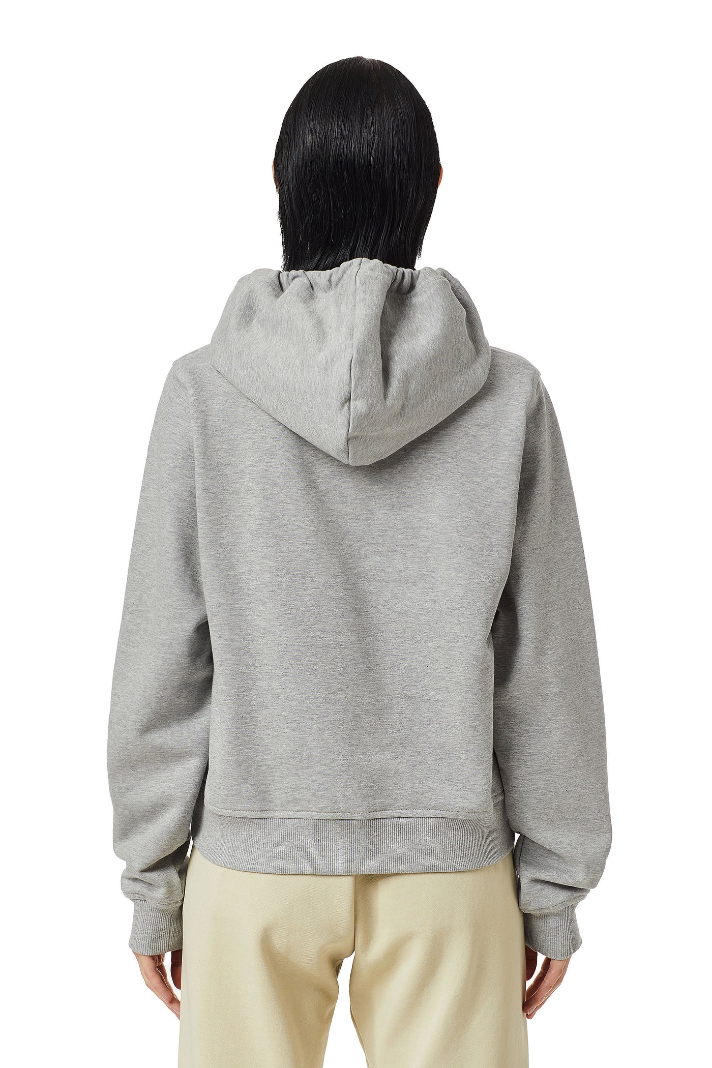 A05029-0BAWT-9CB LADIES F-REGGY-DIV FELPA LIGHT GREY DIESEL HOOD