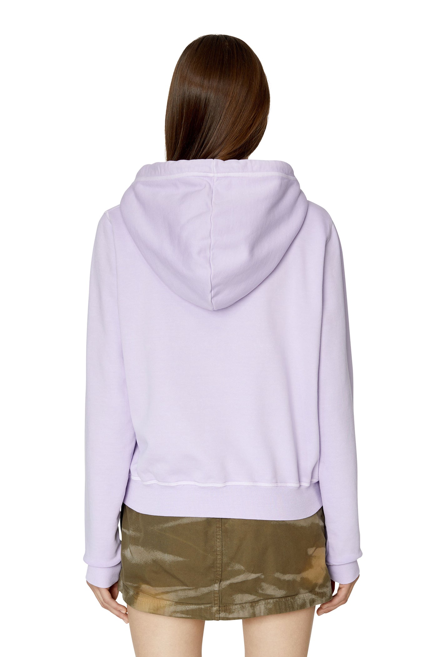 A05095-0AJIH-64M LADIES F-REGGY-IND FELPA PURPLE DIESEL HOOD