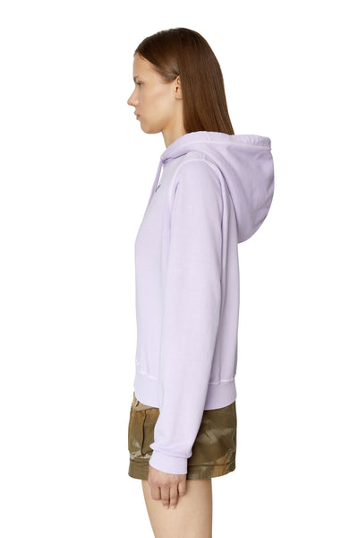 A05095-0AJIH-64M LADIES F-REGGY-IND FELPA PURPLE DIESEL HOOD