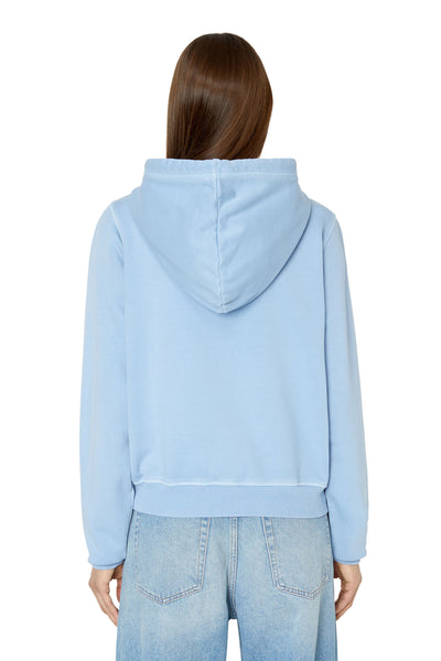 A05095-0AJIH-8DH LADIES F-REGGY-IND FELPA LIGHT BLUE DIESEL HOOD