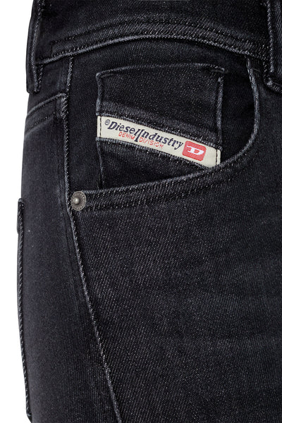 A05302-09D96-02 LADIES 2017 SLANDY L.30 PANTALONI BLACK DIESEL JEANS