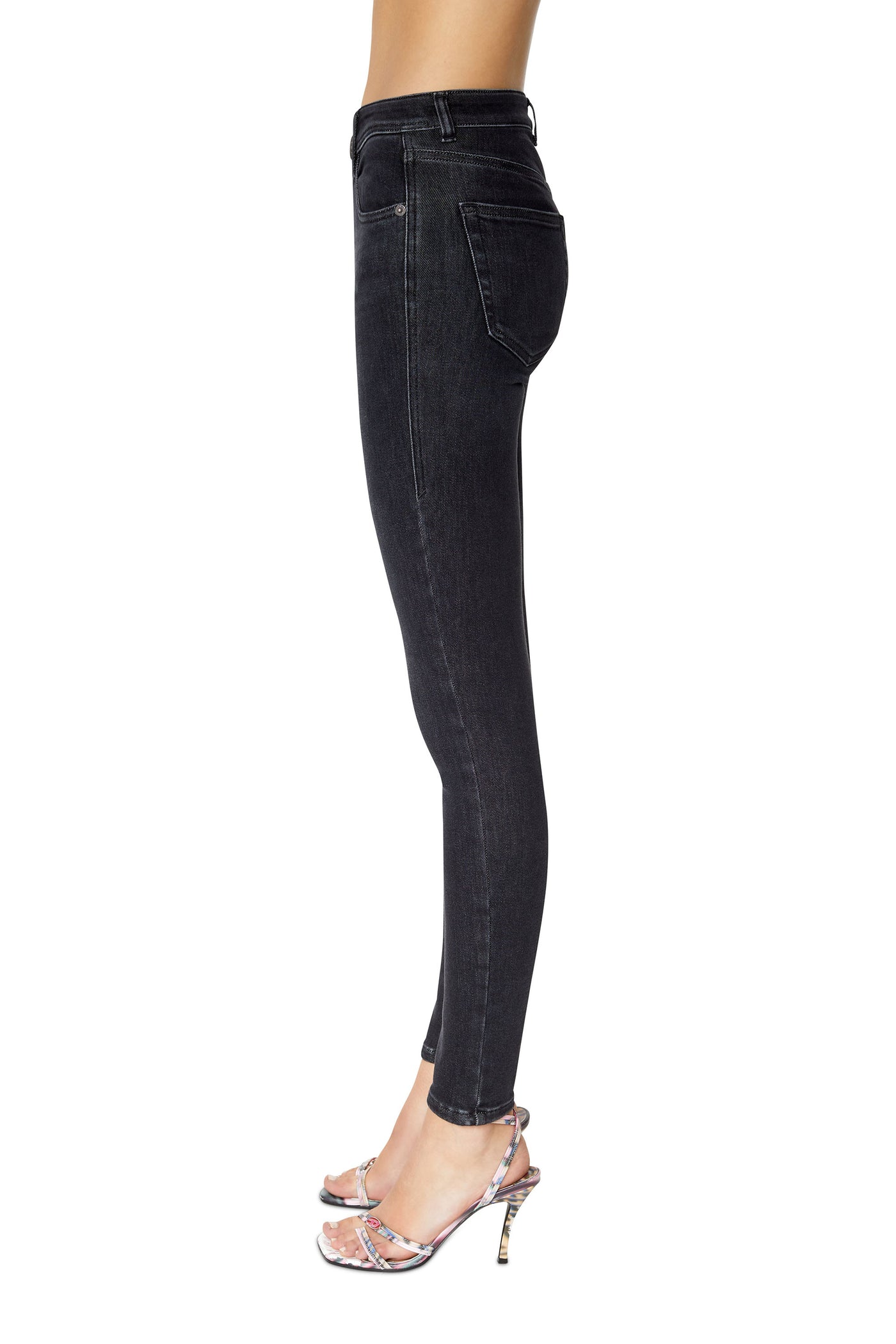 A05302-09D96-02 LADIES 2017 SLANDY L.30 PANTALONI BLACK DIESEL JEANS