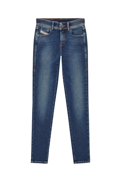 A05302-09E97-01 LADIES 2017 SLANDY L.30 PANTALONI BLUE DIESEL JEANS