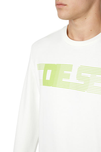 A06490-0GRAC-141 MEN S-GINN-E3 WHITE DIESEL SWEATSHIRT