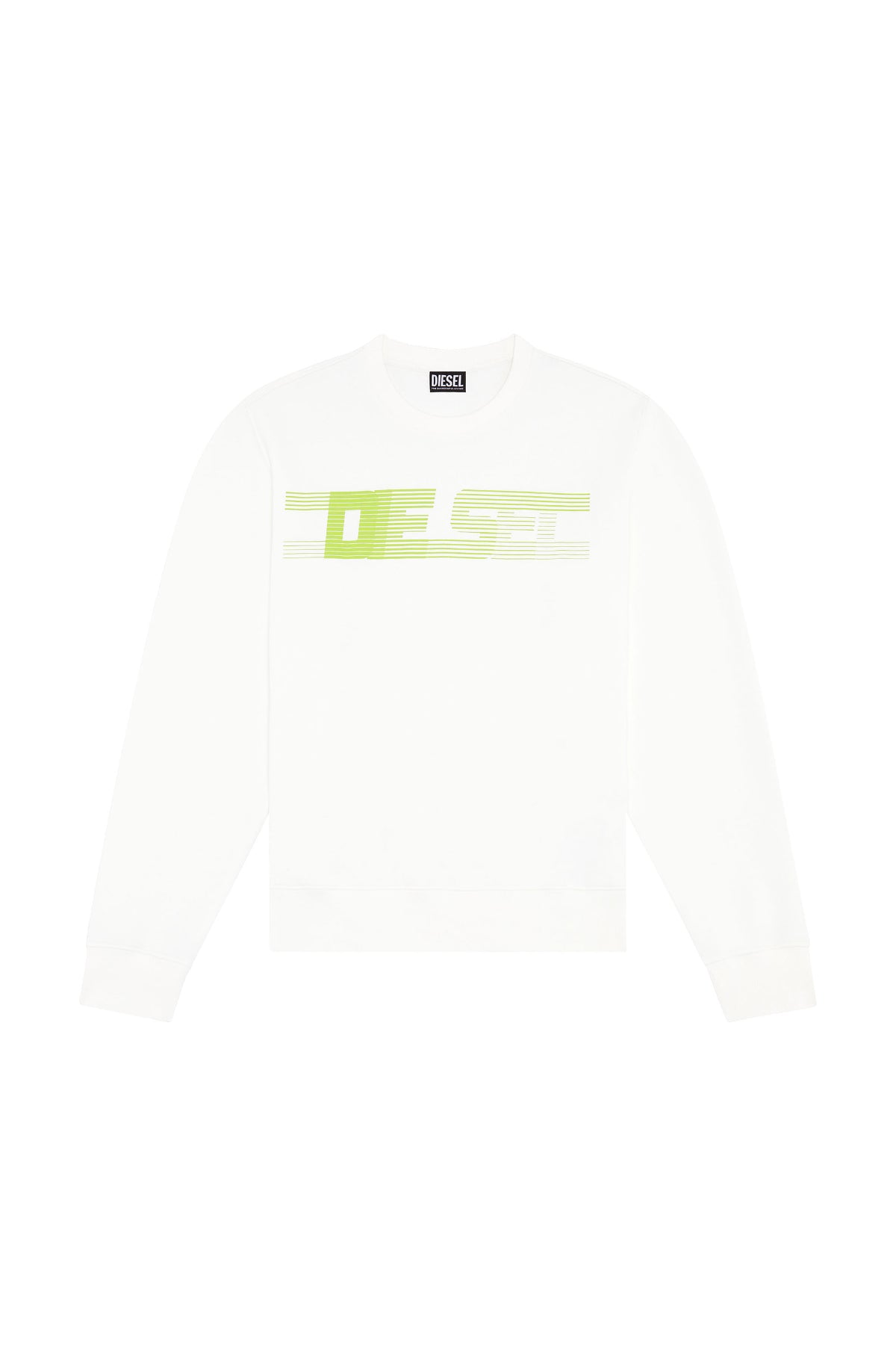 A06490-0GRAC-141 MEN S-GINN-E3 WHITE DIESEL SWEATSHIRT