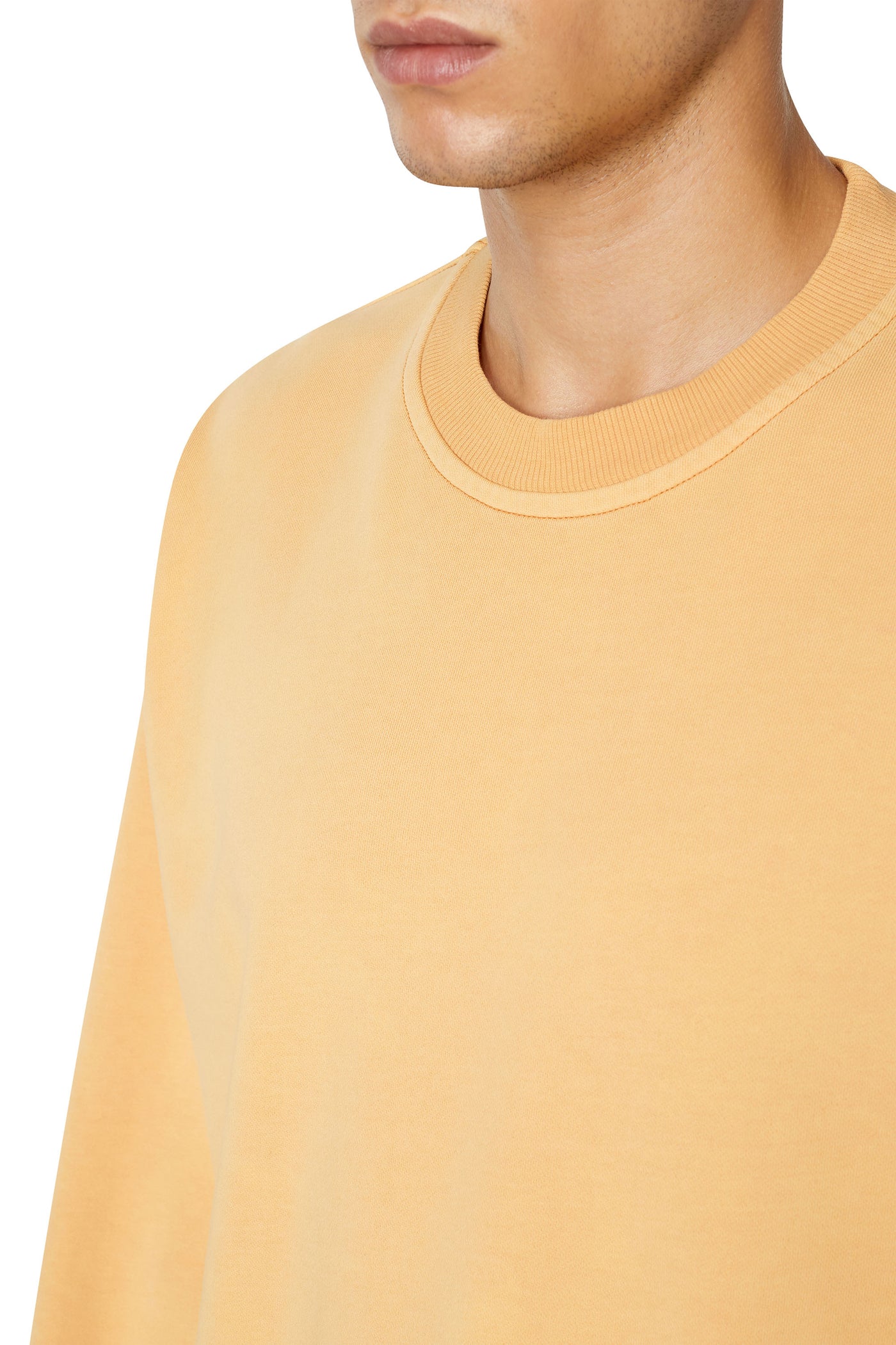 A06550-0DGAA-3AV MEN S-ALMON-E1 FELPA BEIGE DIESEL SWEATSHIRT