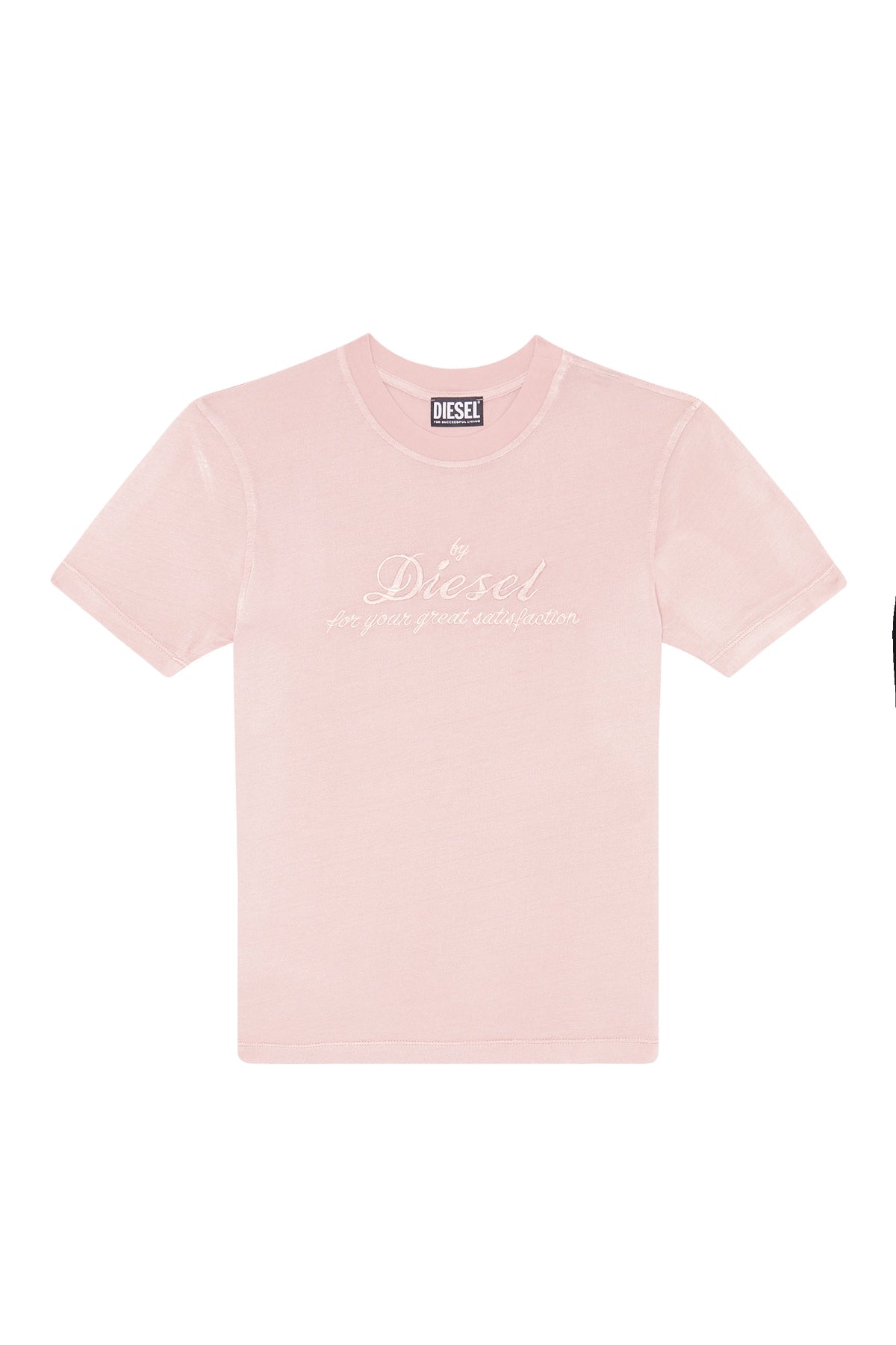 A06585-0WDAI-36M LADIES T-REG-E3 PINK DIESEL T-SHIRTS