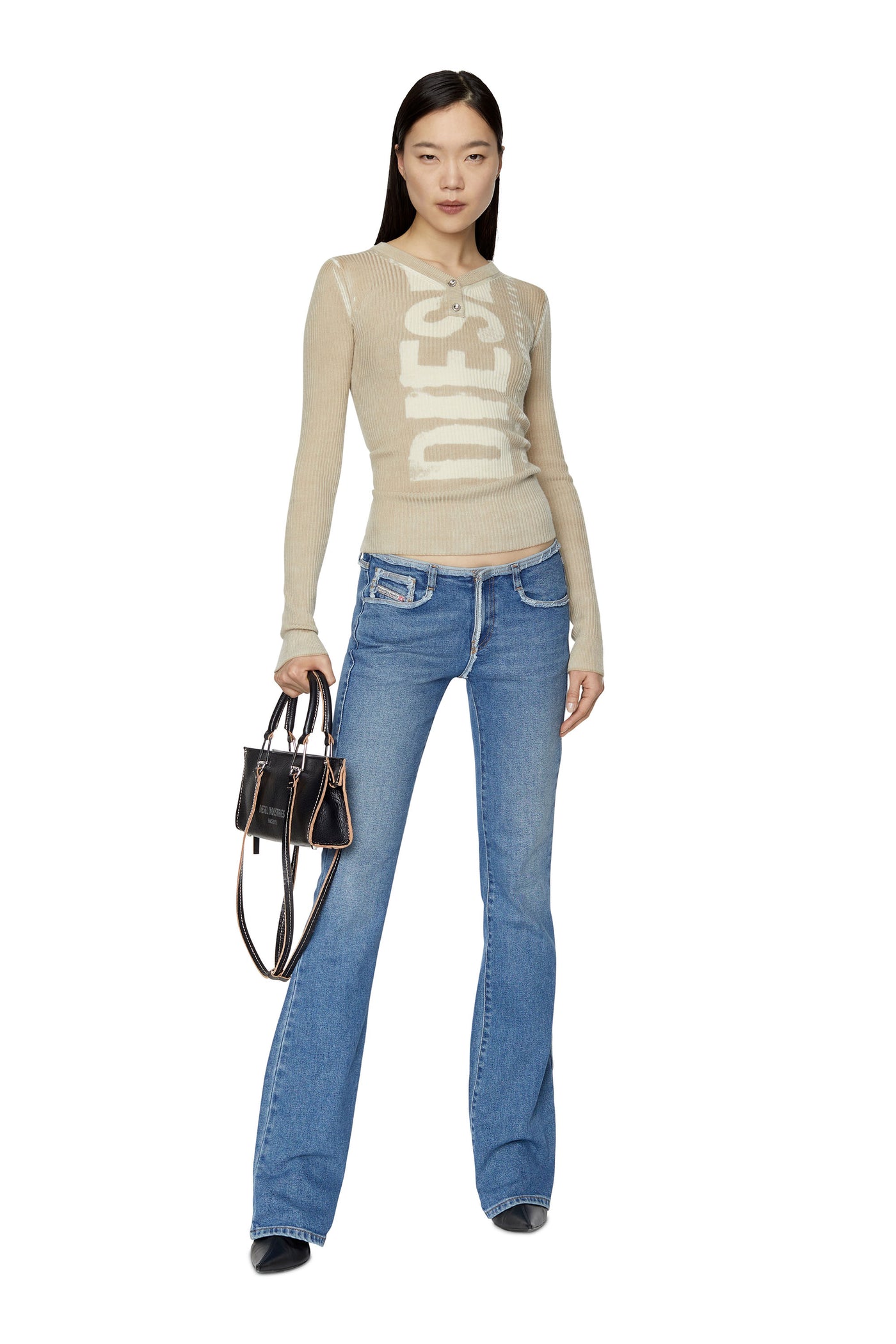 A06719-0CGBU-7DV LADIES M-ARITA MAGLIA BEIGE DIESEL SWEATER