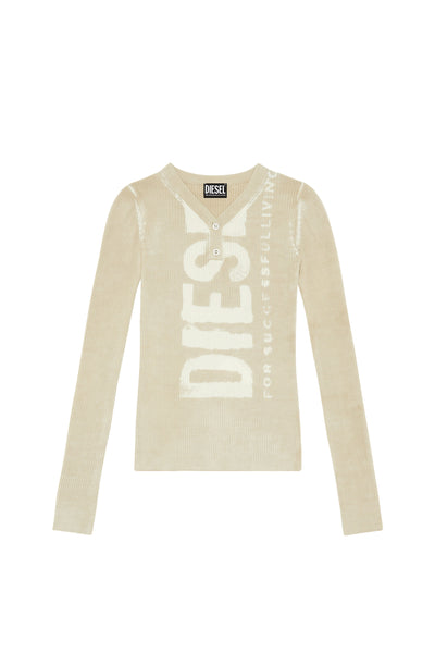 A06719-0CGBU-7DV LADIES M-ARITA MAGLIA BEIGE DIESEL SWEATER