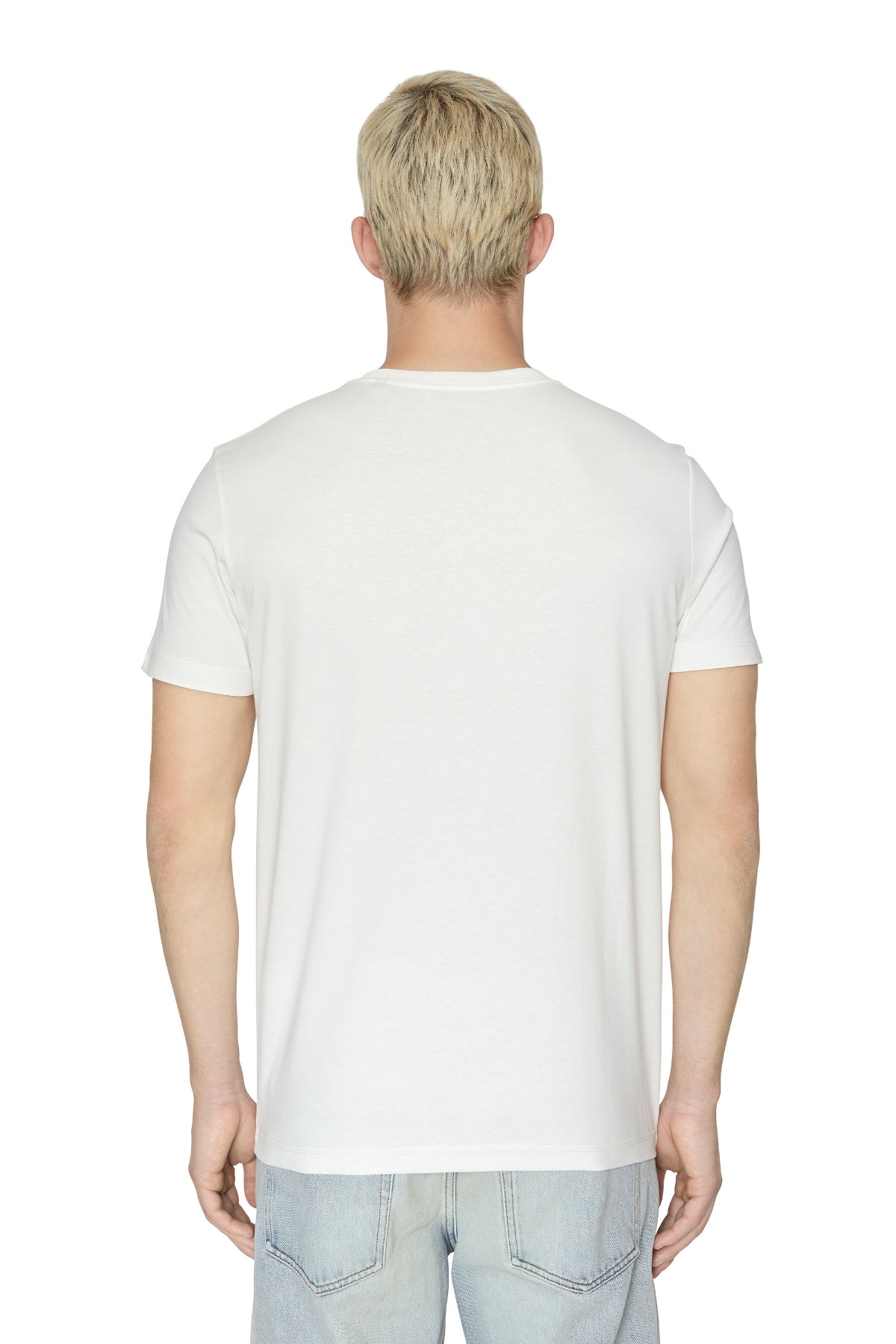 A06801-0CATM-141 MEN T-DIEGOR-E11 WHITE DIESEL T-SHIRTS