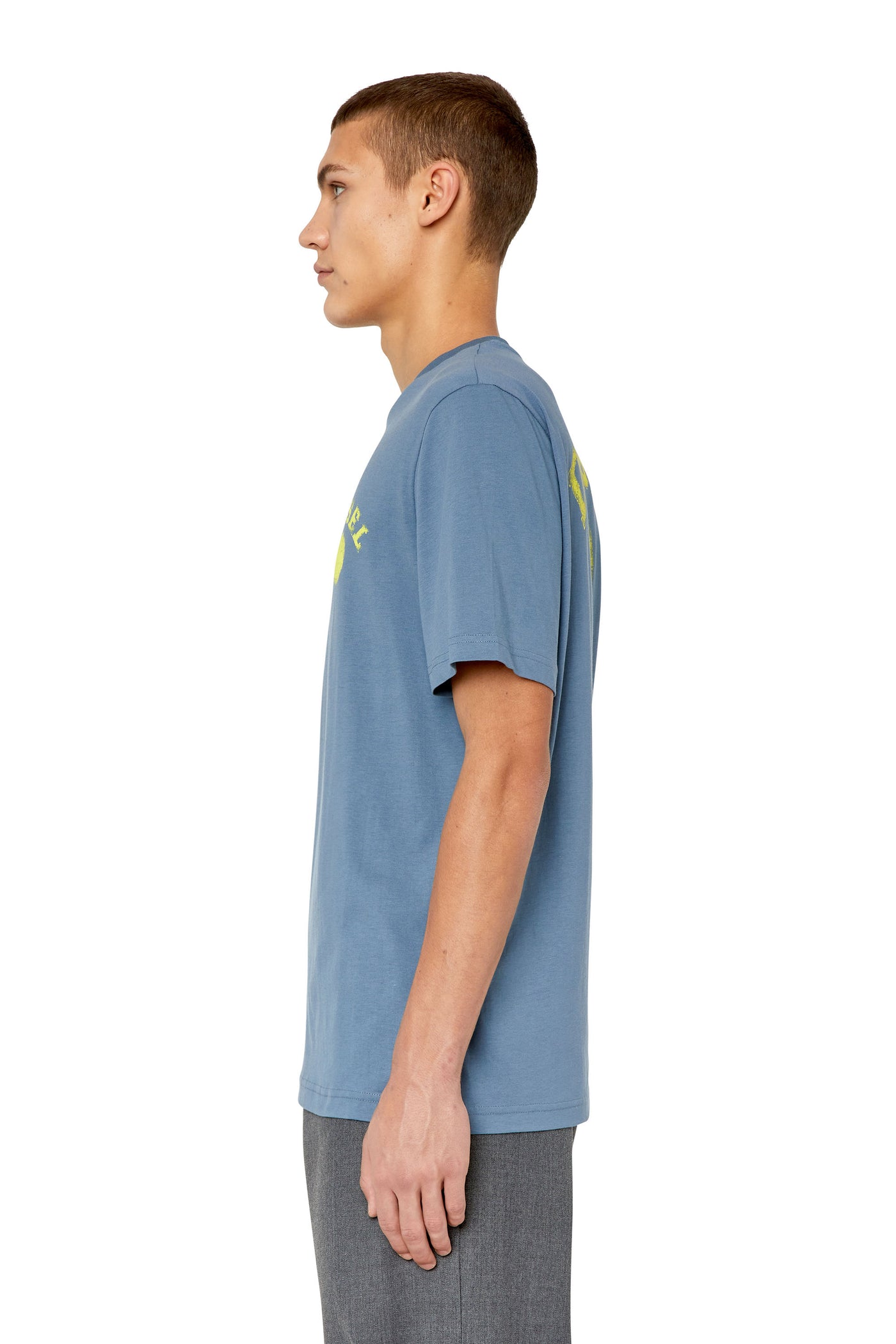 A08687-0GRAI-87P MEN T-JUST-K3 MAGLIETTA BLUE DIESEL T-SHIRTS