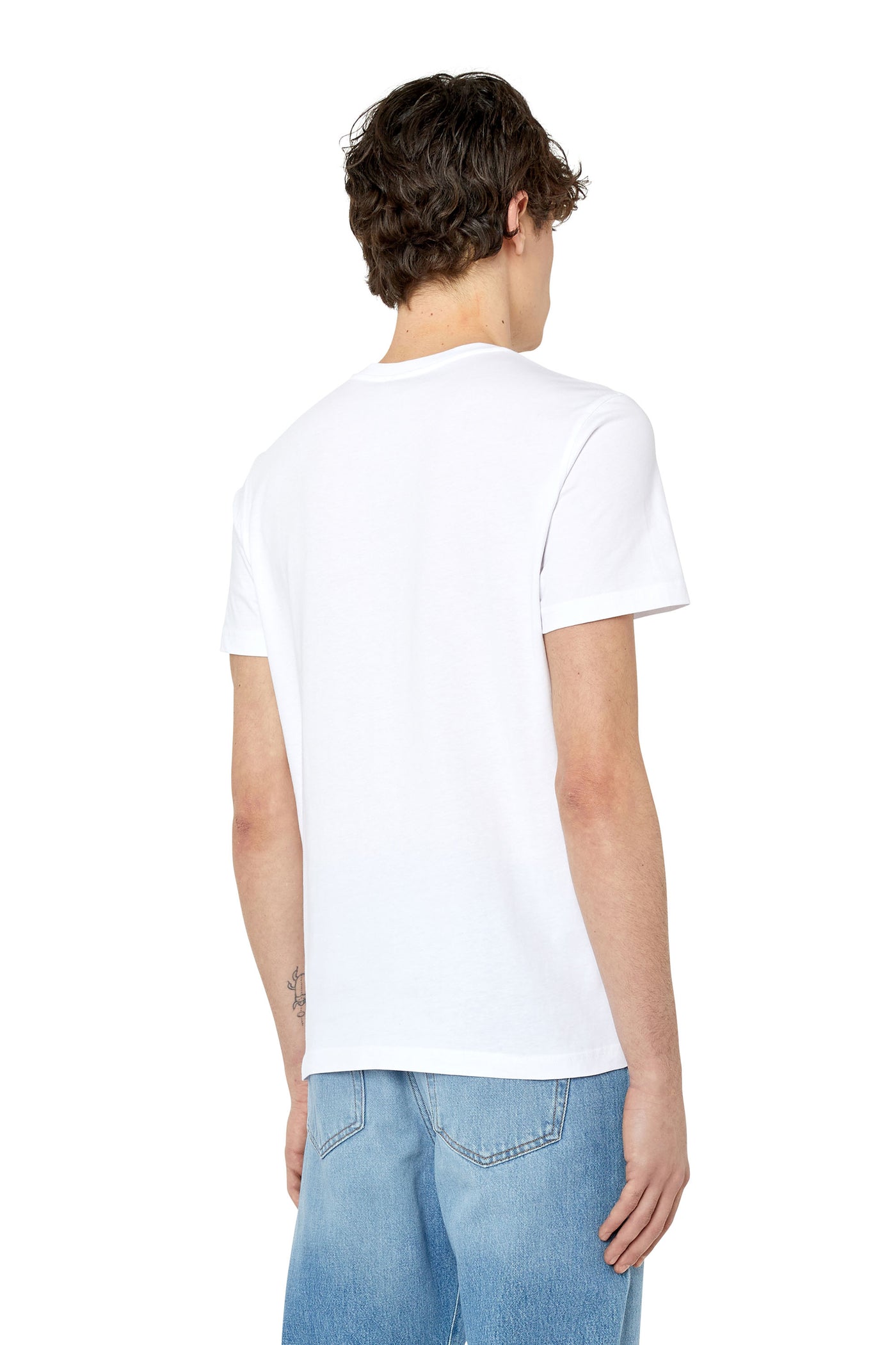 A08689-0GRAI-100 MEN T-DIEGOR-K59 WHITE DIESEL T-SHIRTS